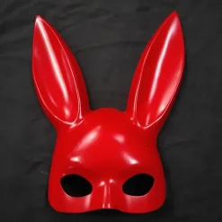 Kaninmask Ansikte Lång VIT _YF><noscript><img width=