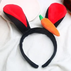 Kaninöron Hårband med Morotskostym Cosplay Dekoration för Utekväll Fest><noscript><img width=
