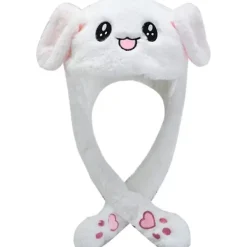 Kaninöron Mössa Plysch Kanin Mössa Rörliga Öron Kanin Mössa Söta Kanin Plysch Mössa Plysch Djur Öron Mössa> Huvudbonader