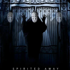 KOOLMEI Kaonashi Spirited Away No Face Man Cosplay Kostym Mask Handskar Ansiktslösa Set M><noscript><img width=