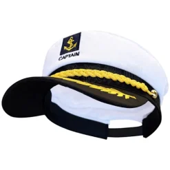 Kaptenhatt Nautisk hatt Justerbar kaptenhatt Yachtkaptenshatt C><noscript><img width=