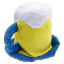 Karneval Ölglas Form Hatt Dekoration Dekorativ Mössa Plysch Ölsejd Hatt Huvud Dekorativ Accessoar För Fest Scen> Huvudbonader