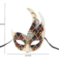 Karneval Maskerad Venetiansk Antik Ögonbindel Festlig Party Mask[YJD]><noscript><img width=