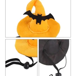 JIUSAIRUI Katt Halloween Husdjurskostymset Set S><noscript><img width=