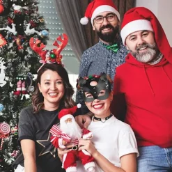 Kattkvinna Mask för Kvinnor, Sexig Kattmask, Svart Lädermask, Halv DXGHC><noscript><img width=