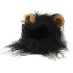 Kattman Peruk Bedårande Söt Rolig Kostym Hatt med Öron för Katter Små Hundar Svart> Peruker