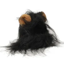 Kattman Peruk Bedårande Söt Rolig Kostym Hatt med Öron för Katter Små Hundar Svart> Peruker