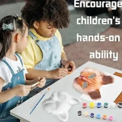 Heta säljare Kattmask med päls och nätöga, tomma pappersmasker för DIY, vita målningspappersmasker, kattmask för DIY Halloween Mardi Gras-fest-Glad><noscript><img width=