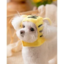 Kattmössa, Bedårande Kostym, Festdräkt Tillbehör Huvudbonad, Club Kattmössa - Mössa för Katter, Kattunge Mössa (Tigerform)> Huvudbonader