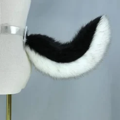 Kattöron Varghund Öron Djur Sött pannband Tillbehör för Halloween Jul (Öron + Svans Set)_max><noscript><img width=