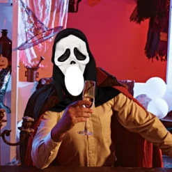 keland Skrämmande Ghostface Mask Scream Mask Läskig Halloween Cosplay Prop><noscript><img width=