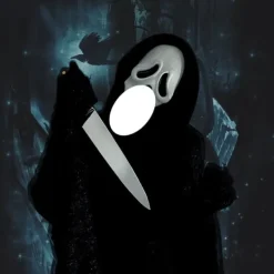 keland Skrämmande Ghostface Mask Scream Mask Läskig Halloween Cosplay Prop><noscript><img width=