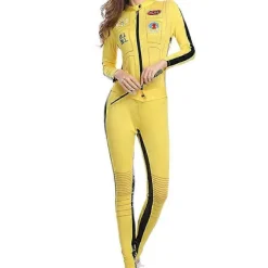 Kill Bill, Bruden från Kill Bill, Gul Jumpsuit Cosplay Kostym Gul jumpsuit-FA- Gul jumpsuit XL XL><noscript><img width=