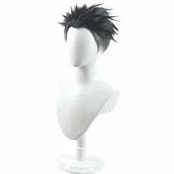 Kimetsu No Yaiba Stone Pillar Gyomei Himejima Cosplay Peruk Syntetisk Peruk + Perukmössa><noscript><img width=
