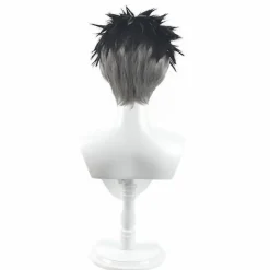 Kimetsu No Yaiba Stone Pillar Gyomei Himejima Cosplay Peruk Syntetisk Peruk + Perukmössa><noscript><img width=