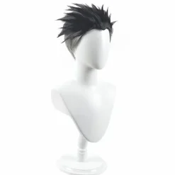 Kimetsu No Yaiba Stone Pillar Gyomei Himejima Cosplay Peruk Syntetisk Peruk + Perukmössa><noscript><img width=