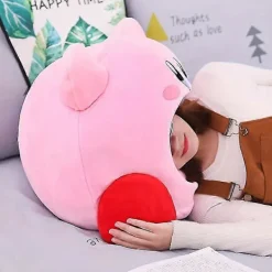 Kirby Speltillbehör Inandningsbart Napphuvudband Kudde Rosa Hatt Plyschleksak GuanGuan><noscript><img width=