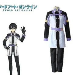 Kirigaya Kazuto Cosplay Sao Sword Art Online Film Japansk Anime Kostym Populära Kläder Kostymer För Vuxna (L)> Dräkter