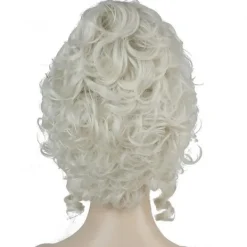 Klassisk 1700-tals Barock Marie Antoinette Peruk Dam Vuxen Halloween Cosplay Tillbehör Silver{FY}> Peruker