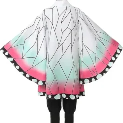 Kochou Shinobu Cosplay Kostym Anime Cosplay Outfit Set Halloween Klänning för Vuxna Barn (M){SL}> Dräkter