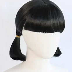 Kompatibel med Squid Game 2 Liten Flicka Dubbla Hästsvansar Lugg Anime Peruk Cosplay Peruk.l><noscript><img width=