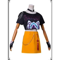 Koreansk tjejgrupp KPOP Demon Hunter tjejgrupp cos kläder Rumi Mira Zoe cosplay kostym Mira M Mira> Dräkter