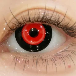 Korrigerade 1 par Kaneki Cosplay Färgade Kontaktlinser Halloween Anime-linser -5.50><noscript><img width=