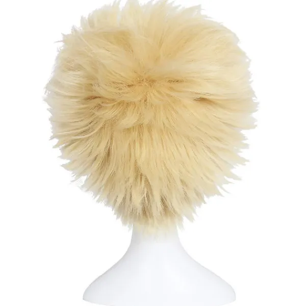 DMstore Kort Afro Fluffy Anime Cosplay Peruk Cosplay Peruk För Halloween(blond),wz-1328 (FMY)> Peruker