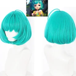 Kort peruk 1 st Grön Sensuell peruk><noscript><img width=