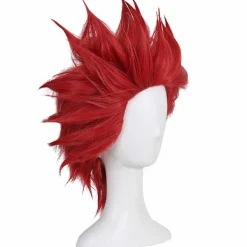 Kort röd anime cosplay peruk, cosplay peruk för Halloween><noscript><img width=