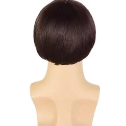 Kort Svamphår Peruk för Män - Syntetisk 60-tals Sida Peruk för Anime><noscript><img width=