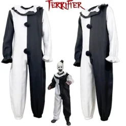 ECLshop KOSTYM - Terrifier Art the Clown Cosplay-kostym för Halloween xl> Dräkter