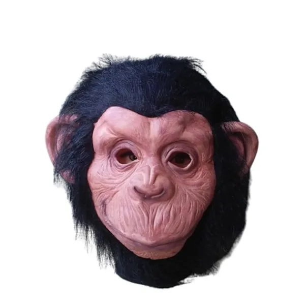 Kostym Gorilla Apor Djurhuvud Hel Latex Mask Vuxen Halloween Mask Cosplay Prop> Masker