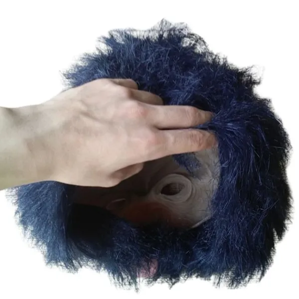 Kostym Gorilla Apor Djurhuvud Hel Latex Mask Vuxen Halloween Mask Cosplay Prop> Masker