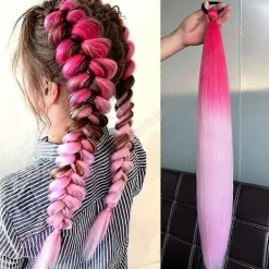 Kpop Demon Hunter Cosplay Kostym Rumi Mira Zoey Huvudbonad Halloween Party Hårperuk Lång Anime Cosplay Peruker för Barn><noscript><img width=