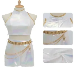 K-Pop Demon Hunter Cosplay Kostym | Rumi Mira Zoe Komplett Utrustning*Rumi (komplett set)*110 Rumi (komplett set) 110><noscript><img width=