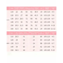 K-POP Demon Hunter Girl Group Rumi Stil Scenkostym Cosplay Outfit, Vit Set med Guldkanter, Barnpresent 140cm><noscript><img width=