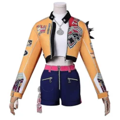 K-pop Demon Hunter Rumi Cosplay Kostymset - Maskerad för kvinnor, Halloweenfestdräkter 120 delar Barn Rumi med peruk-WELLNGS Rumi With Wig><noscript><img width=