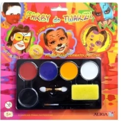 Aliga Kreativ Färgset för Ansikte och Kropp/ 5 Nyanser> Smink