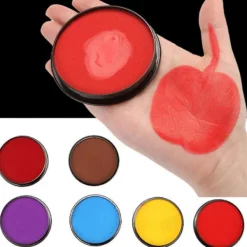 Kroppsmålning Portabel Liten Jämn Färg Klar Långvarig Bred Användning Snabbtorkande Vatten Lila> Smink