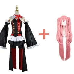 Krul Tepes Cosplay Kostym Anime Seraph of The End Owari No Seraph Krul Tepes Cosplay Peruk Häxa Vampyr Klänning Halloween Kläder -FA- Costume and Wig | Fyndiq> Dräkter
