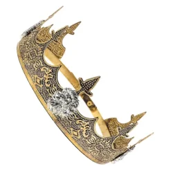 Kungakrona Vintage Design Legering Medeltida Kostymtillbehör För Scenföreställningar Och Temafester 1st><noscript><img width=