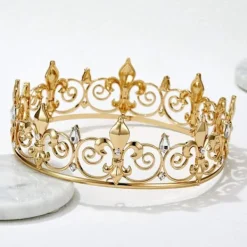 Kunglig kungakrona för män - Prinsens metallkronor och tiaror><noscript><img width=