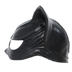 Kvinna Katt Selina Kyle Mask Bruce Wayne Kostym Latex Fancy Vuxen><noscript><img width=