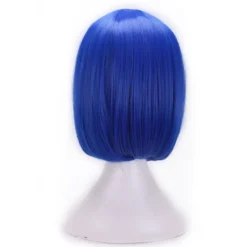 Kvinnlig flicka Cosplay peruk Hög temperatur fiber Rak kort Anime hår peruk><noscript><img width=