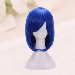 Kvinnlig flicka Cosplay peruk Hög temperatur fiber Rak kort Anime hår peruk><noscript><img width=
