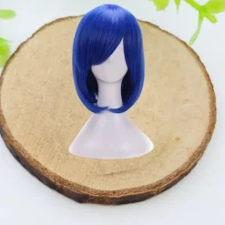 Kvinnlig flicka Cosplay peruk Hög temperatur fiber Rak kort Anime hår peruk><noscript><img width=
