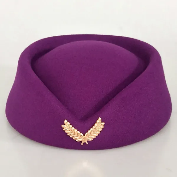 Kvinnlig flygvärdinna Hat Air Hostesses Hat 3 3 3> Huvudbonader