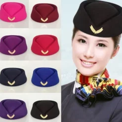Kvinnlig flygvärdinna Hat Air Hostesses Hat 3 3 3><noscript><img width=