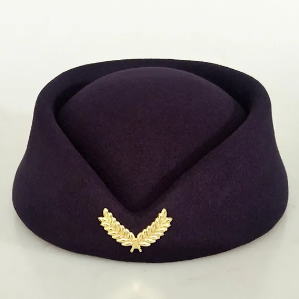 Kvinnlig flygvärdinna Hat Air Hostesses Hat 3 3 3> Huvudbonader